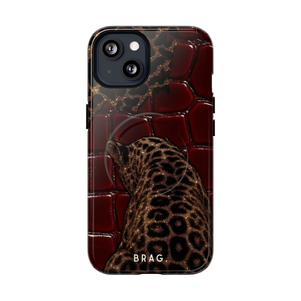 Leopard Lounge MagSafe Tough Phone Case — Magnetic Protective Cover