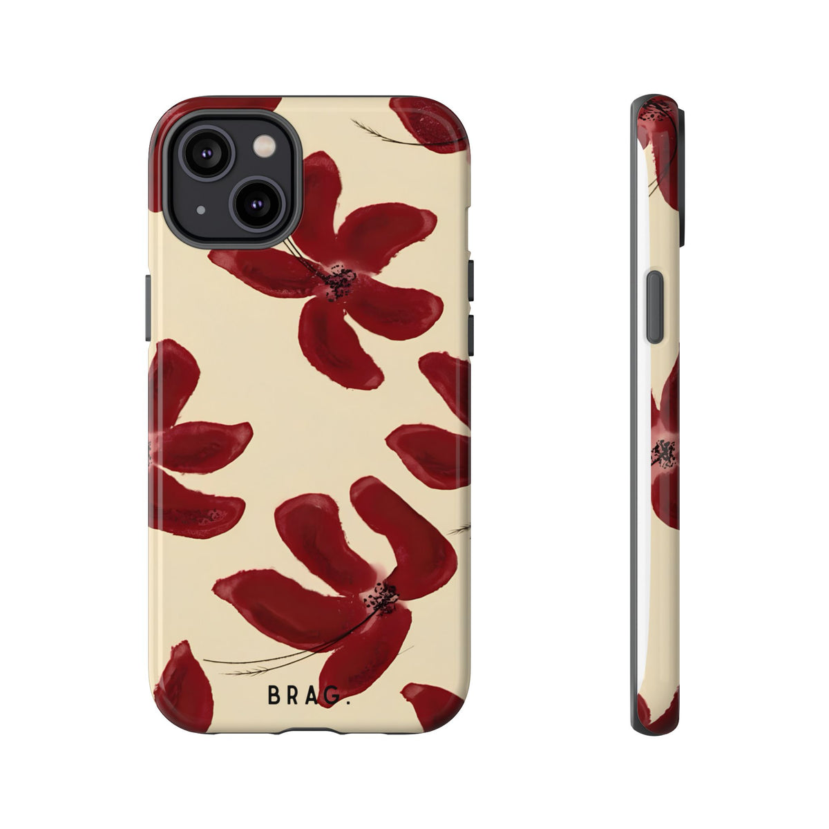 Cherry Bloom Tough Phone Case – Shockproof Protective iPhone Cover