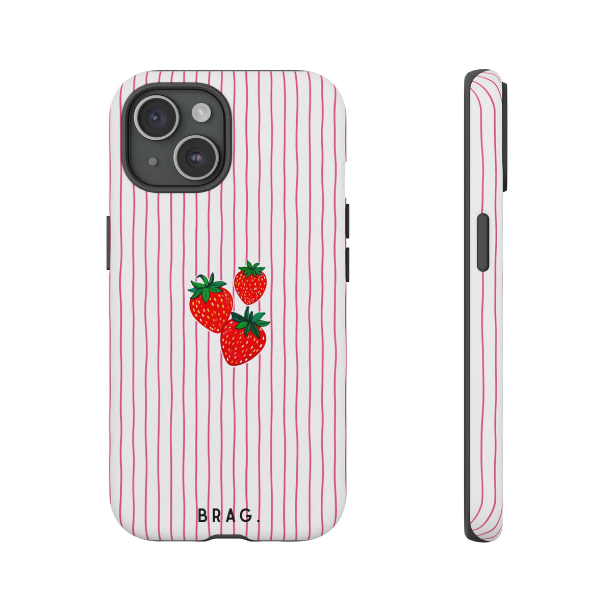 Berry Kiss Tough Phone Case – Shockproof Protective iPhone Cover
