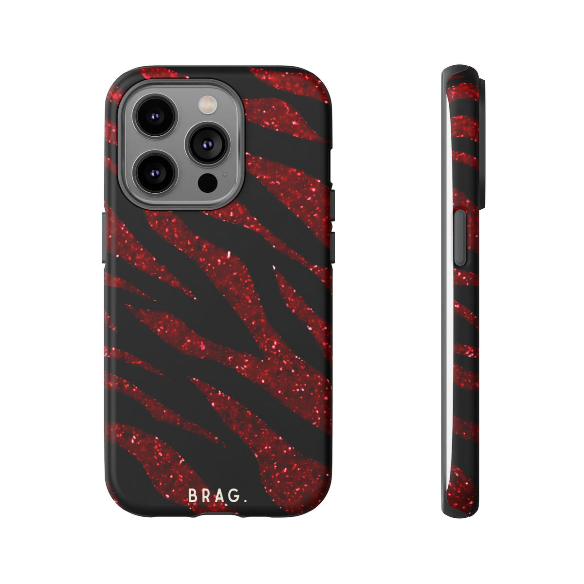 Red Tiger Tough Phone Case – Shockproof Protective iPhone Cover
