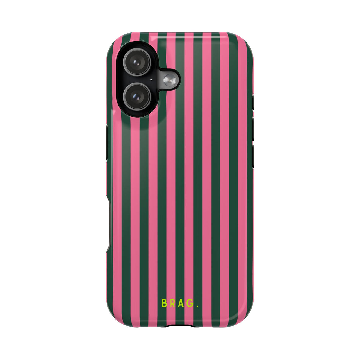 Flamingo Stripe Magnetic Impact-Resistant Phone Case