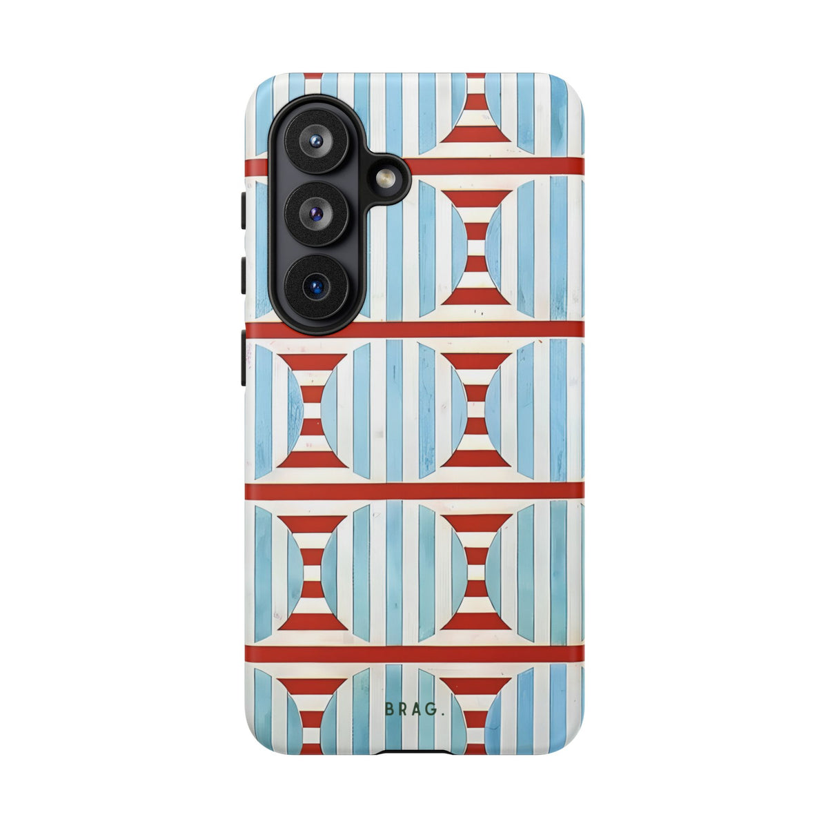 Riviera Stripe Tough Phone Case – Shockproof Protective iPhone Cover