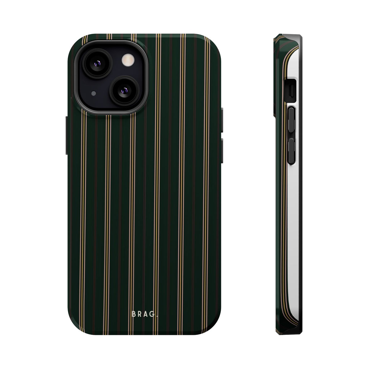 Vintage Pinstripe Magnetic Impact-Resistant Phone Case