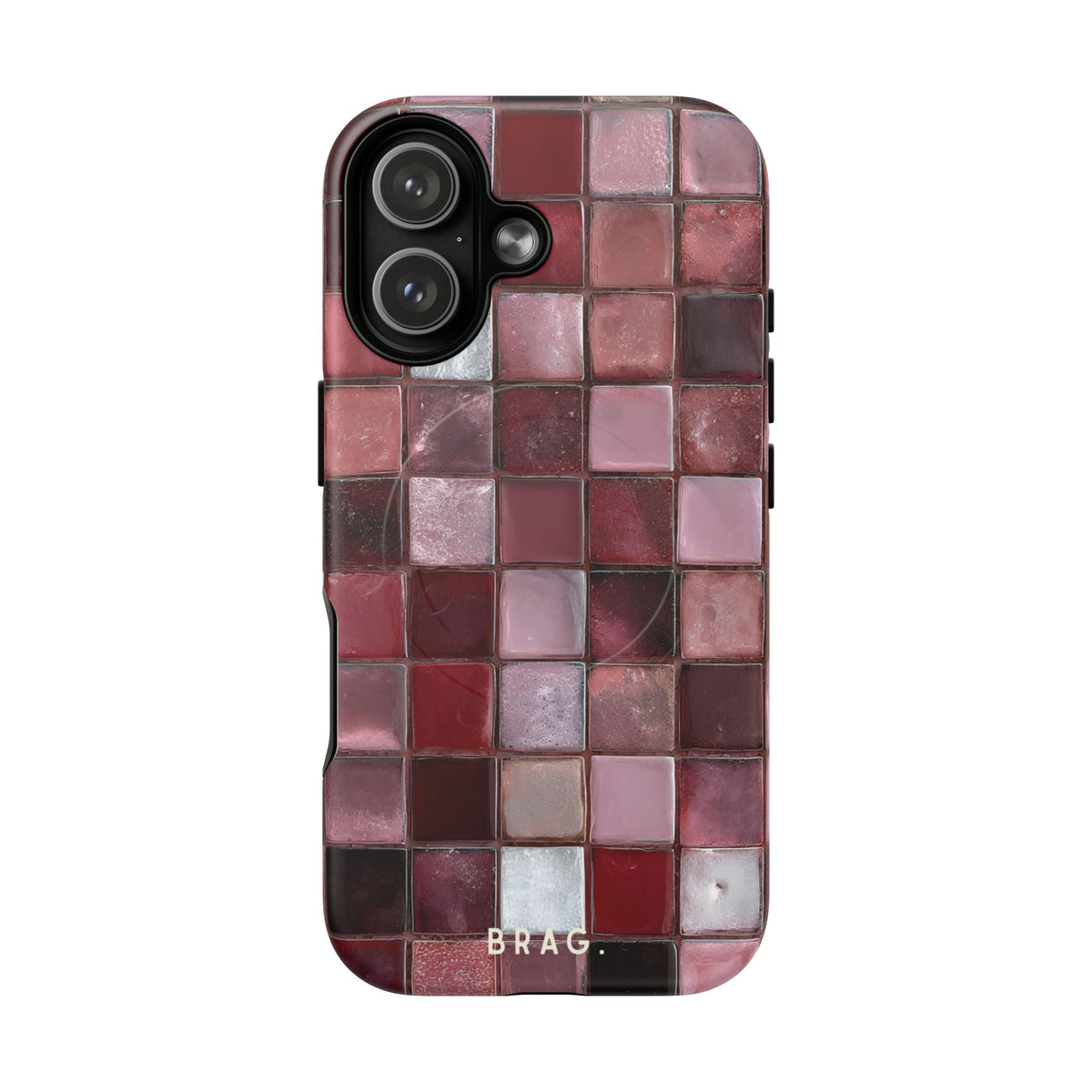 Cherry Tile MagSafe Tough Phone Case — Magnetic Protective Cover