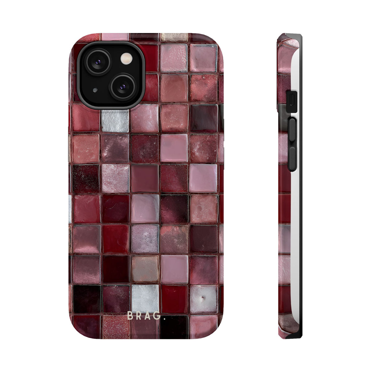 Cherry Tile Magnetic Impact-Resistant Phone Case