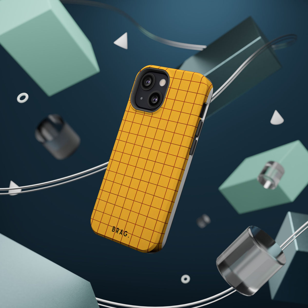 Cheese Grid Magnetic Impact-Resistant Phone Case