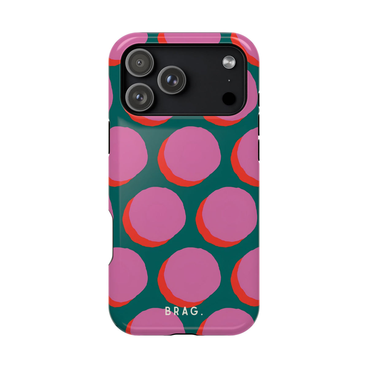 Pink Moon Magnetic Impact-Resistant Phone Case
