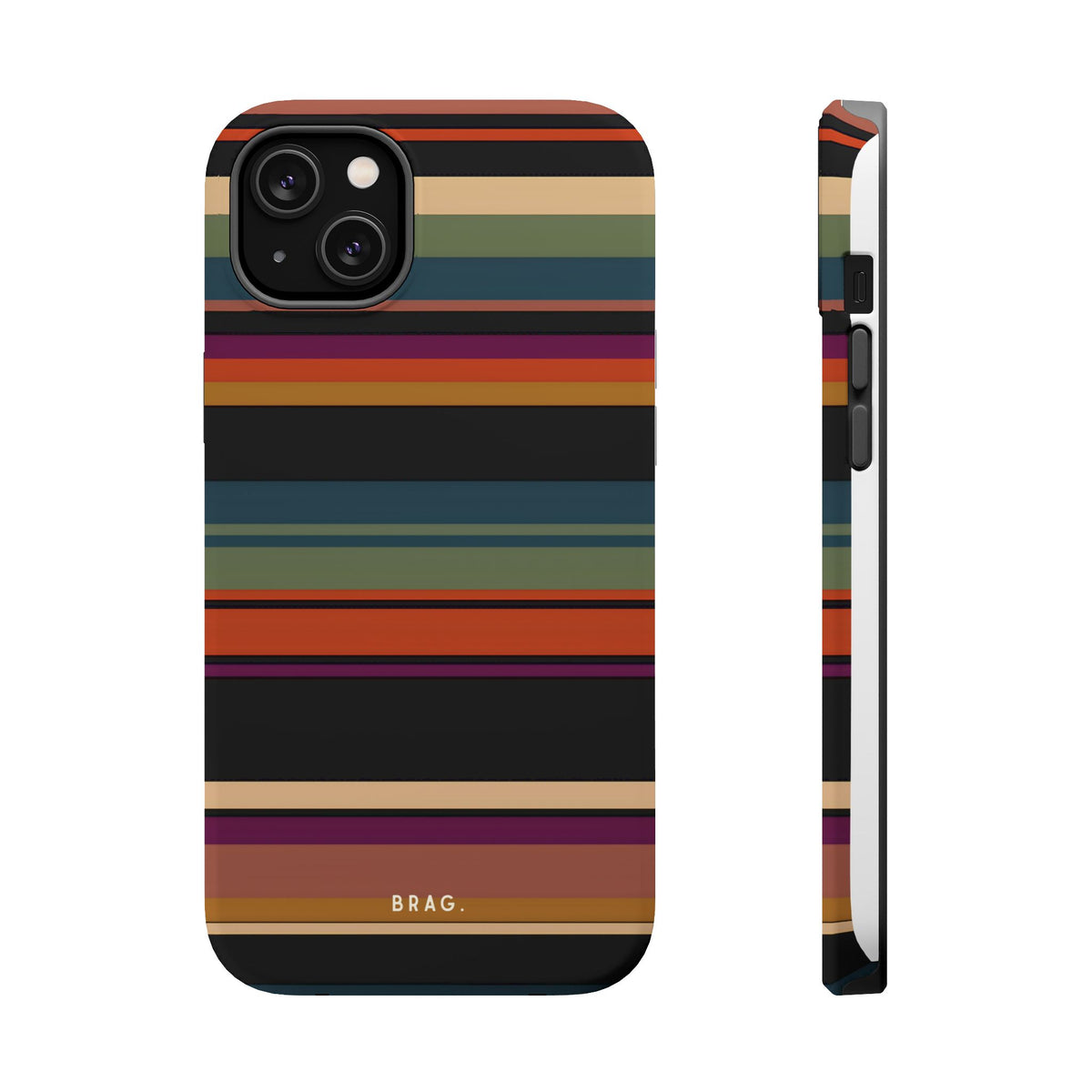 Market Stripe Magnetic Impact-Resistant Phone Case