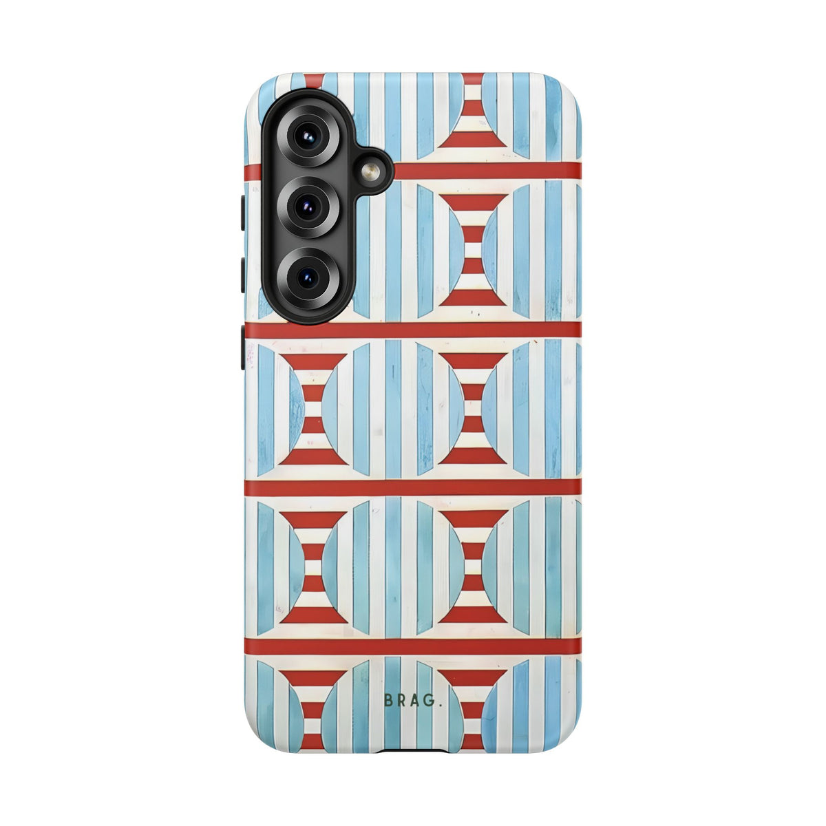 Riviera Stripe Tough Phone Case – Shockproof Protective iPhone Cover