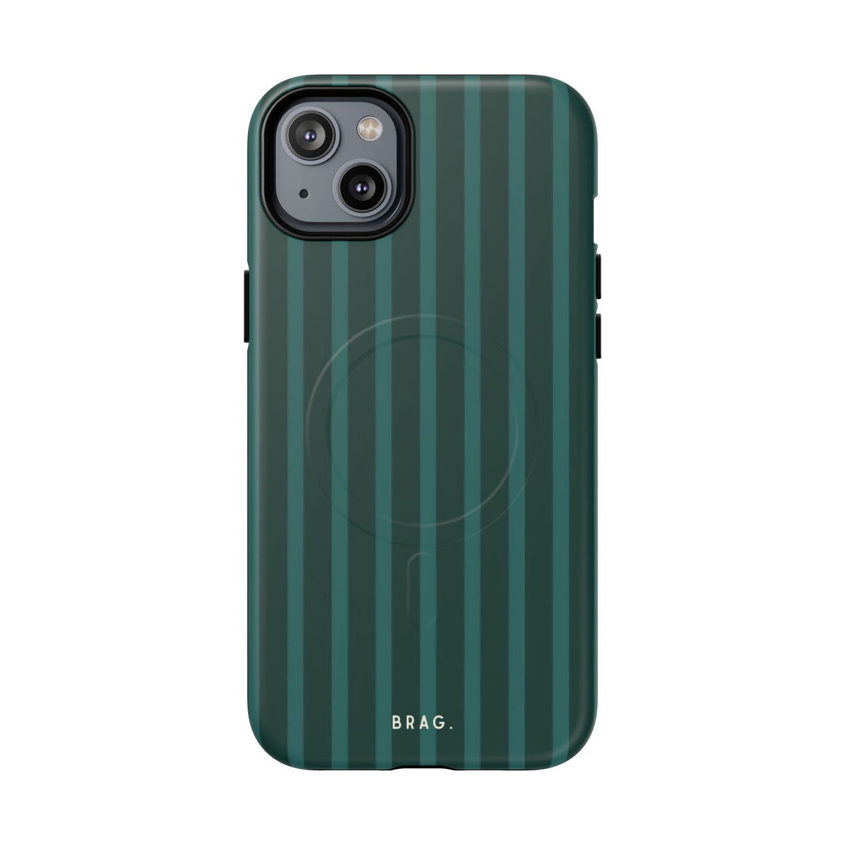 Forest Stripe MagSafe Tough Phone Case — Magnetic Protective Cover