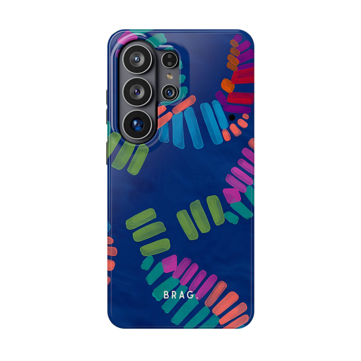 Blue Palm Magnetic Impact-Resistant Phone Case