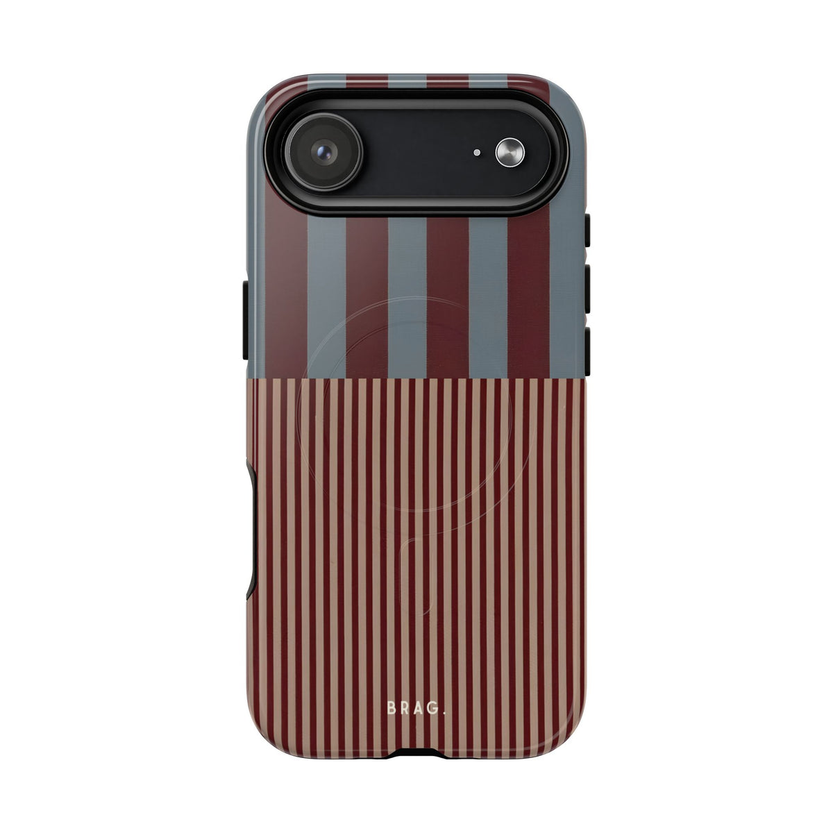 Candy Stripe MagSafe Tough Phone Case — Magnetic Protective Cover