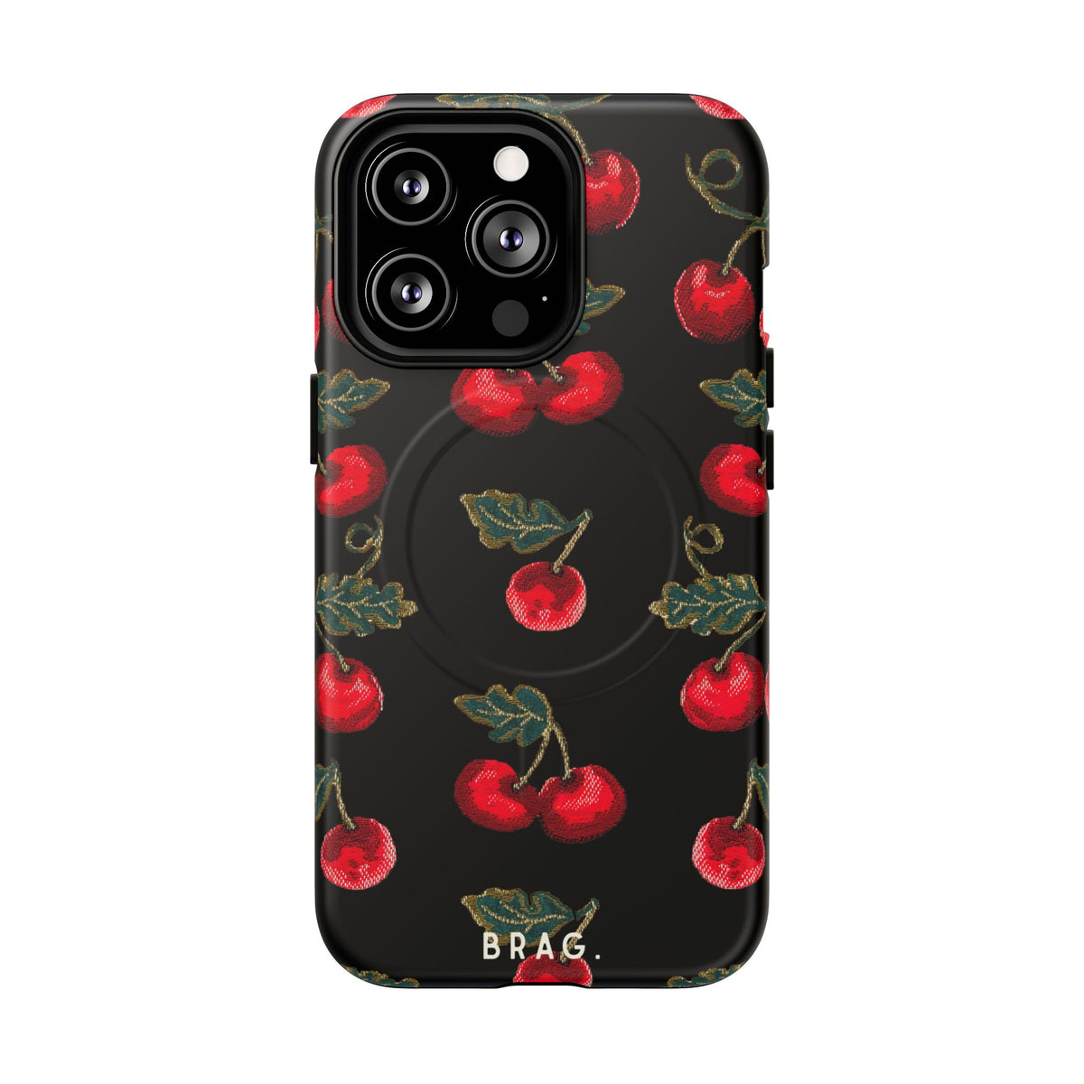 Cherry Bomb MagSafe Tough Phone Case — Magnetic Protective Cover