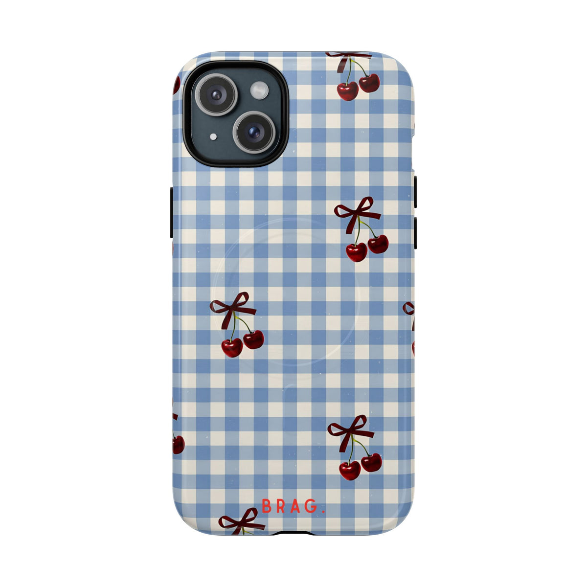 Cherry Picnic MagSafe Tough Phone Case — Magnetic Protective Cover