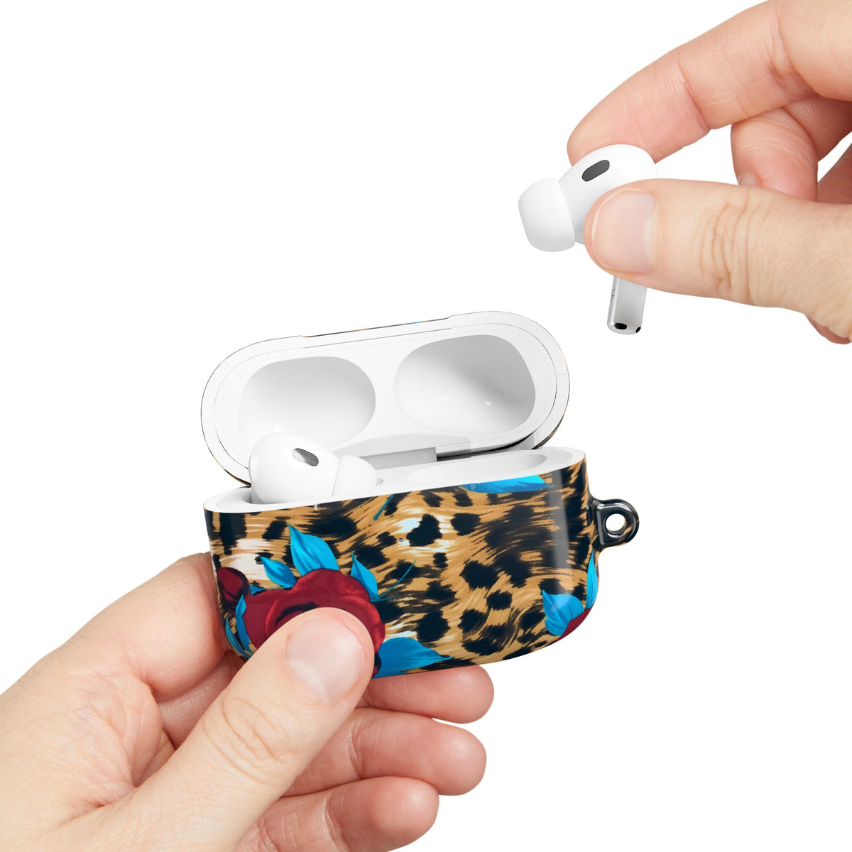 Wild Rose AirPod Case – Slim Protective Charging Case