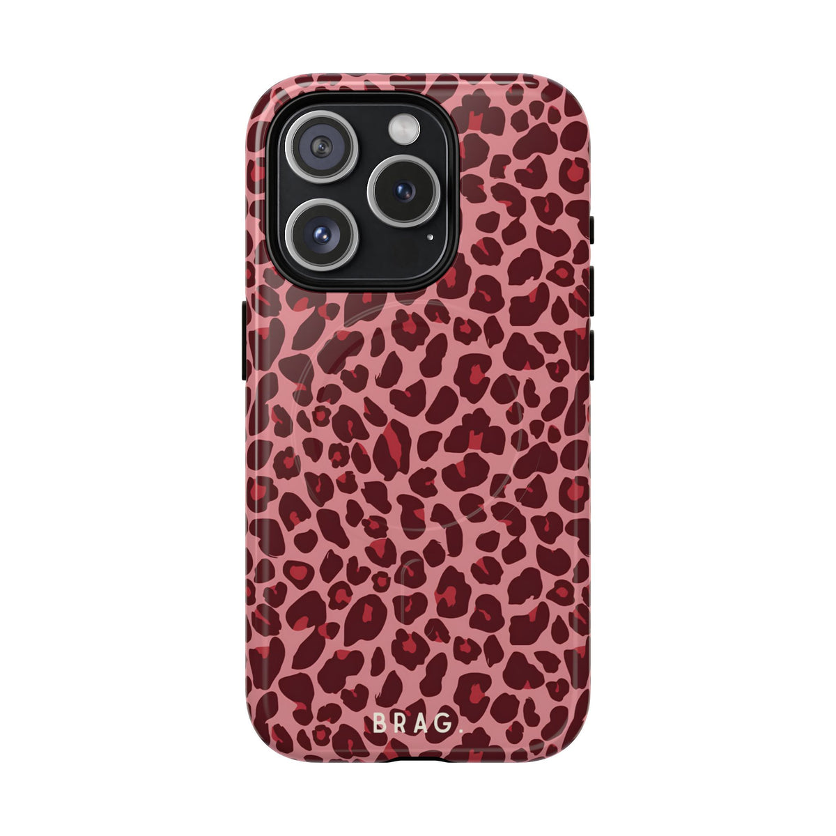 Leopard Love MagSafe Tough Phone Case — Magnetic Protective Cover
