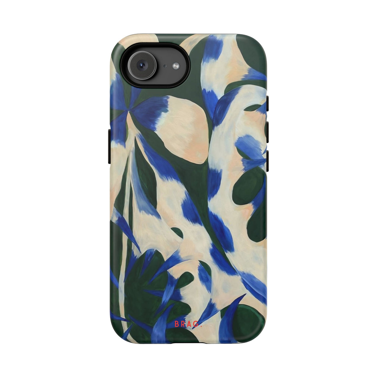 Blue Garden Tough Phone Case – Shockproof Protective iPhone Cover