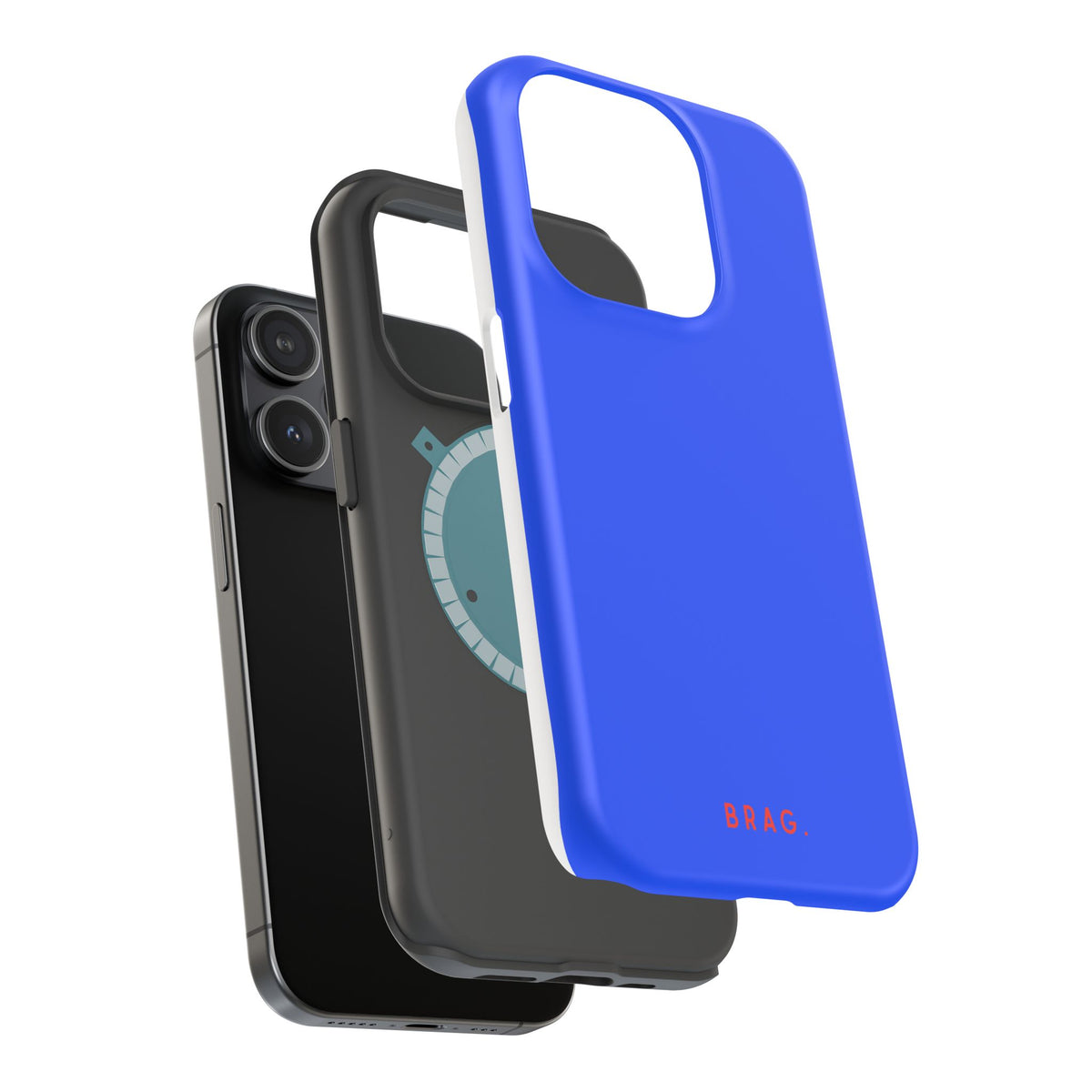 Brag Blue Magnetic Impact-Resistant Phone Case