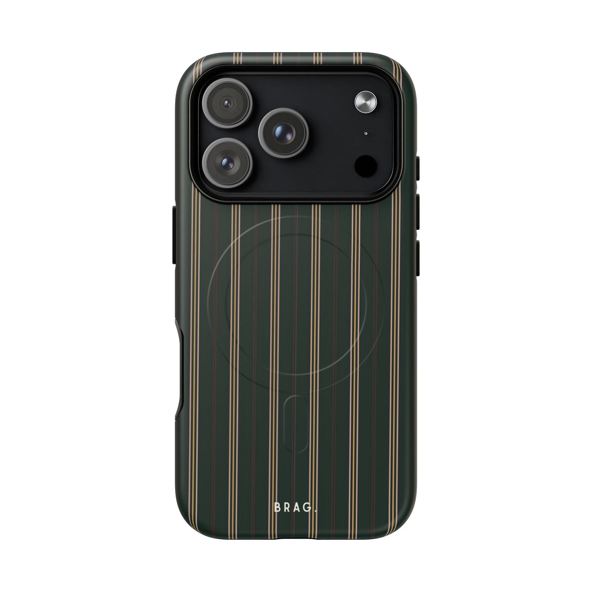 Vintage Pinstripe MagSafe Tough Phone Case — Magnetic Protective Cover