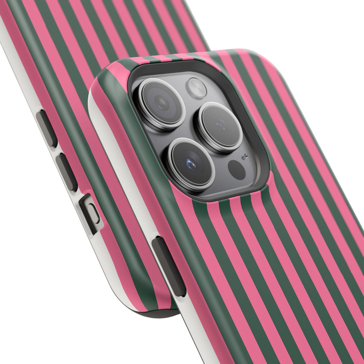 Flamingo Stripe Magnetic Impact-Resistant Phone Case