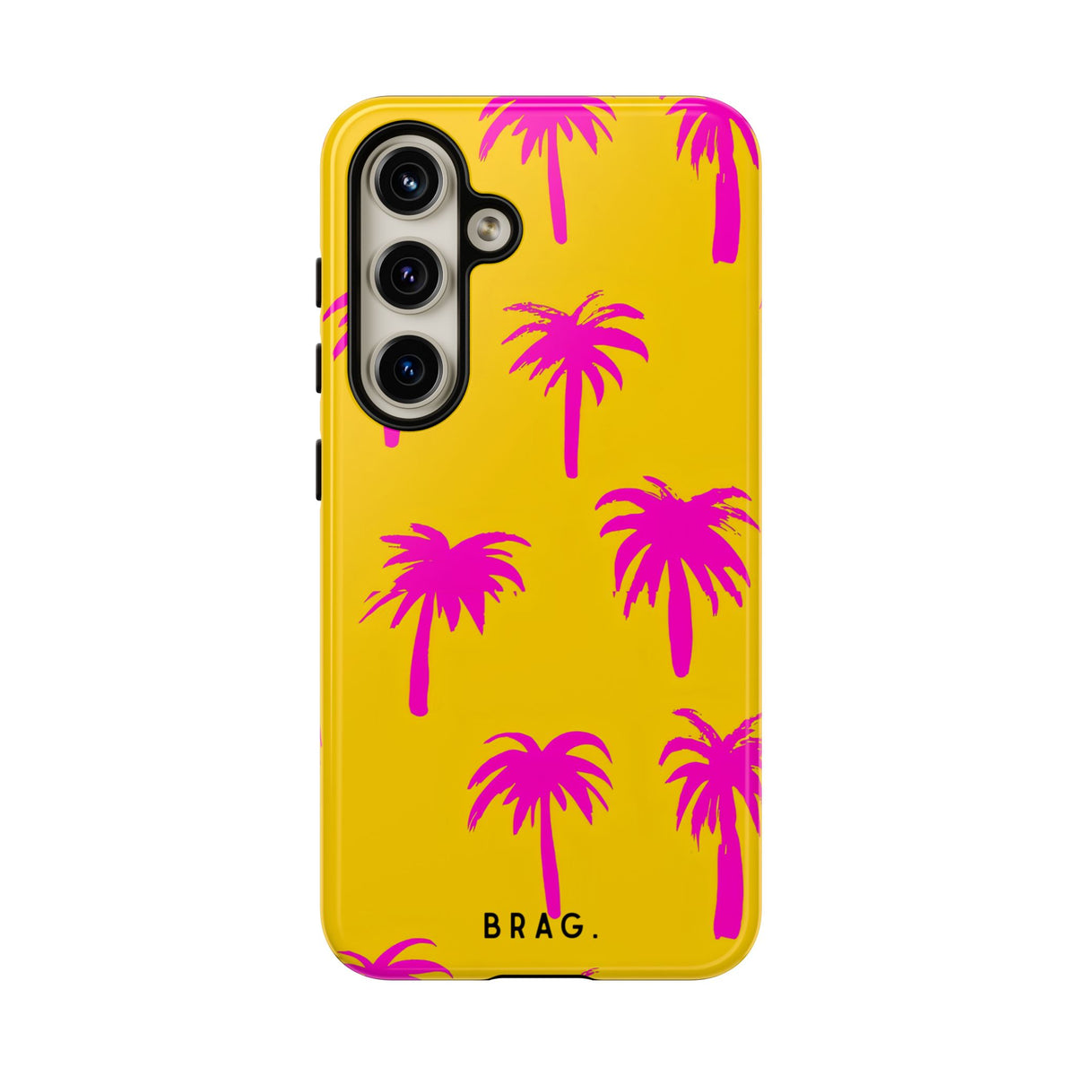 Pink Palms Tough Phone Case – Shockproof Protective iPhone Cover