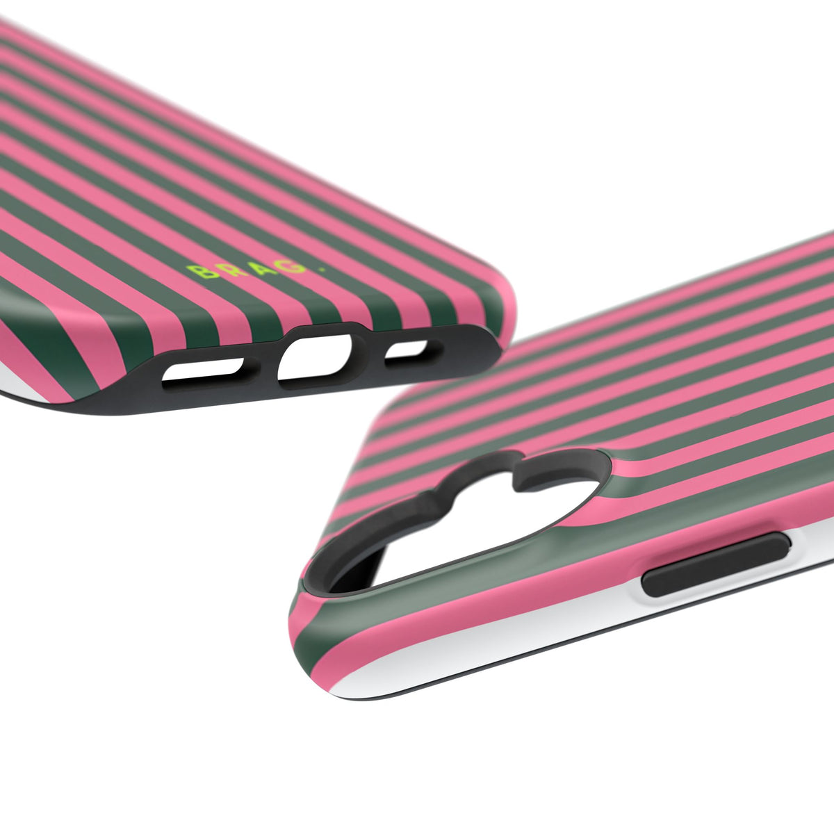 Flamingo Stripe Magnetic Impact-Resistant Phone Case