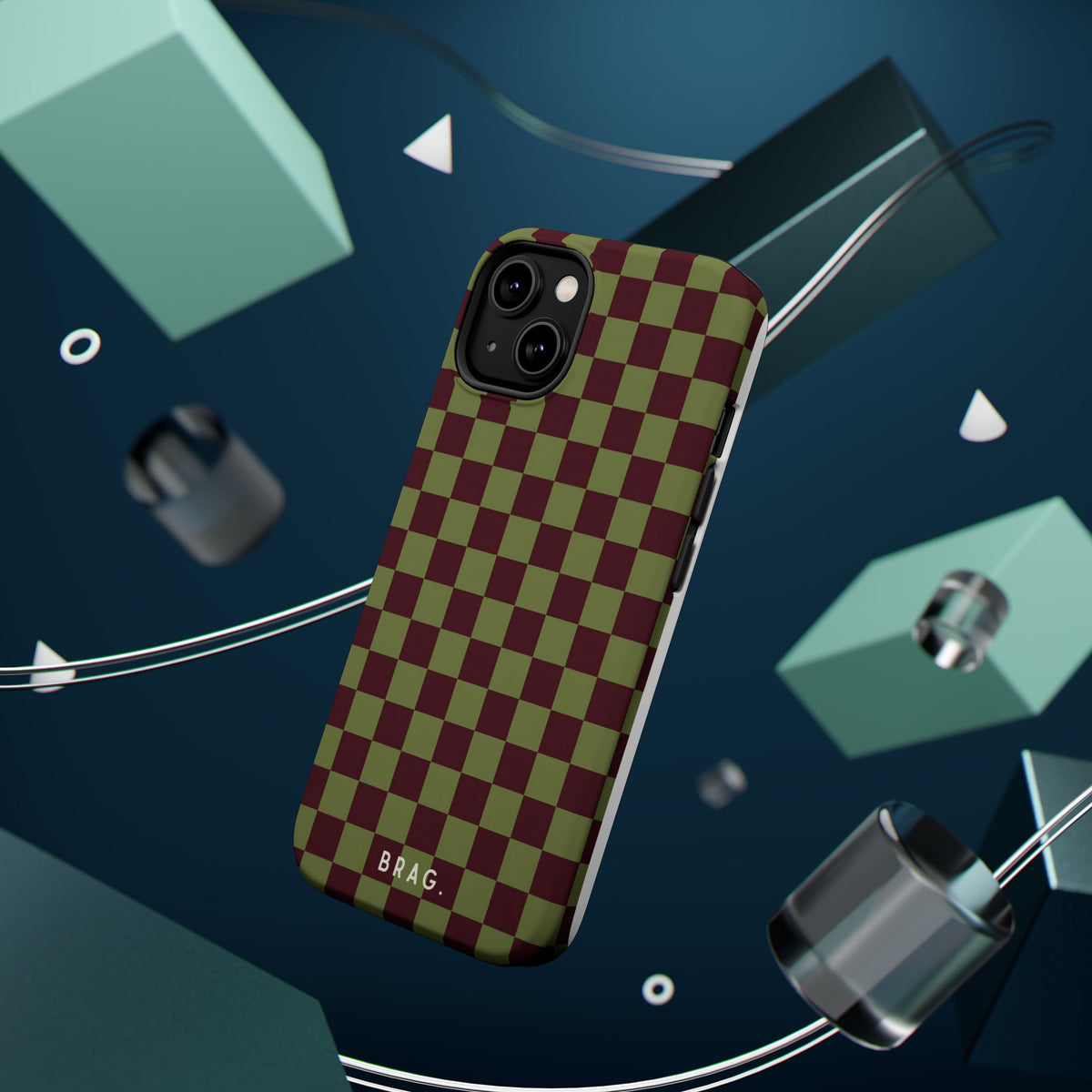 Lucky Check Magnetic Impact-Resistant Phone Case