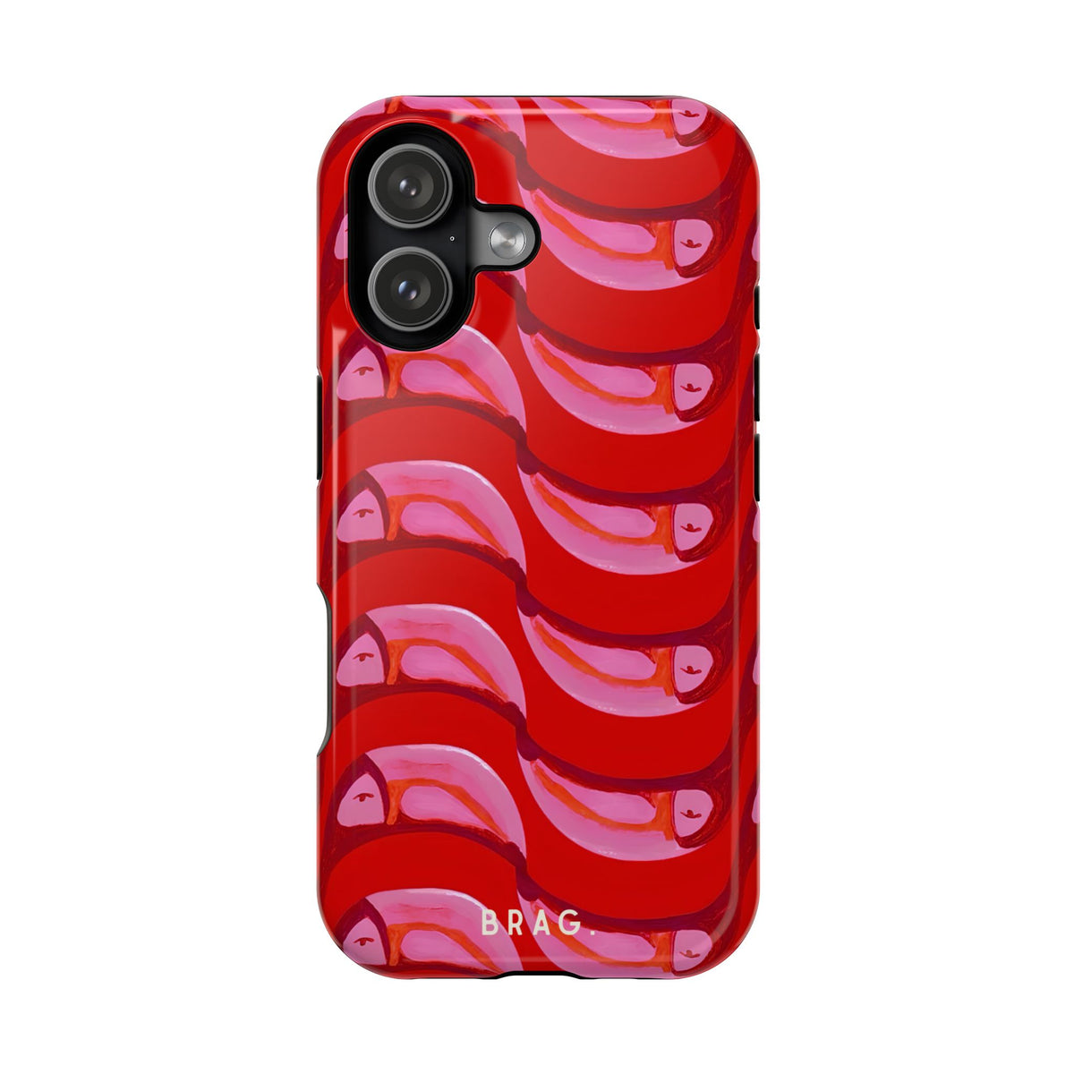 Pink Current Magnetic Impact-Resistant Phone Case