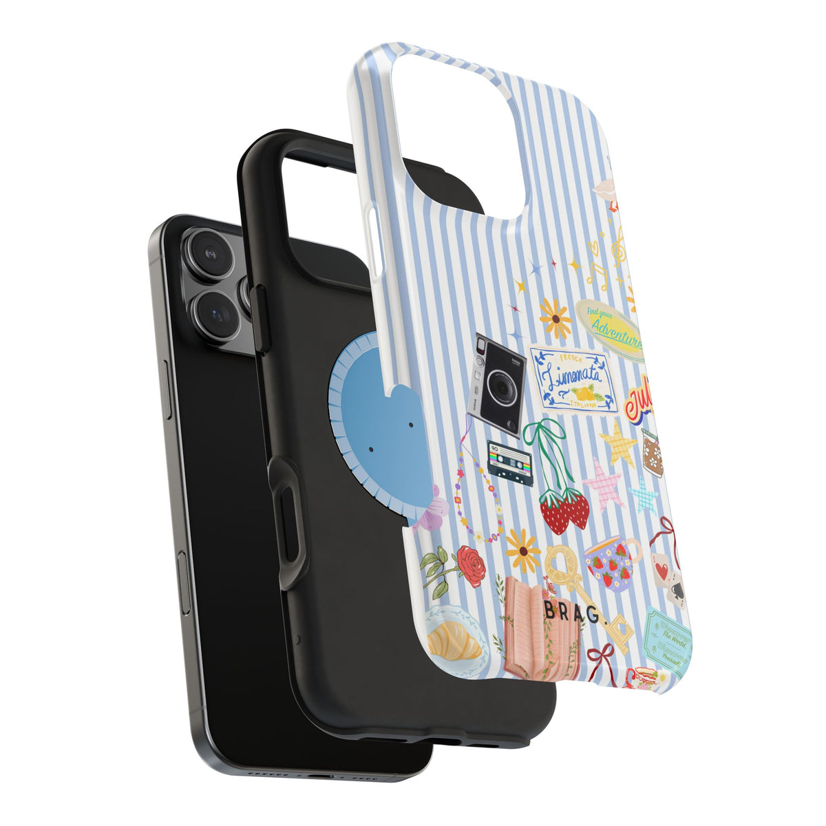 Travel Girl Magnetic Impact-Resistant Phone Case