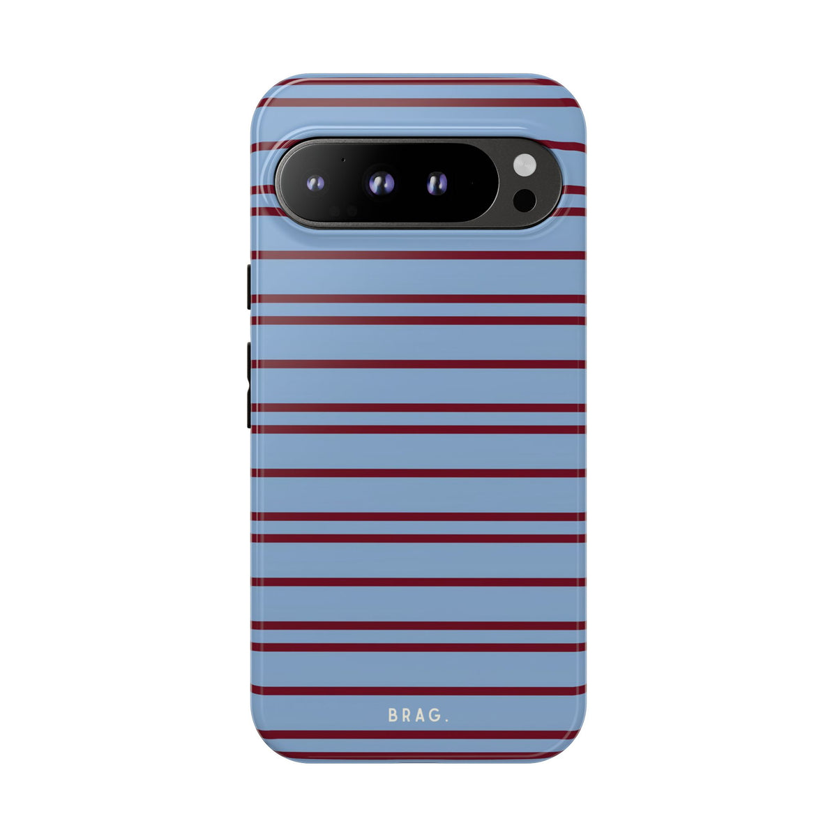Nautical Stripe Tough Phone Case – Shockproof Protective iPhone Cover