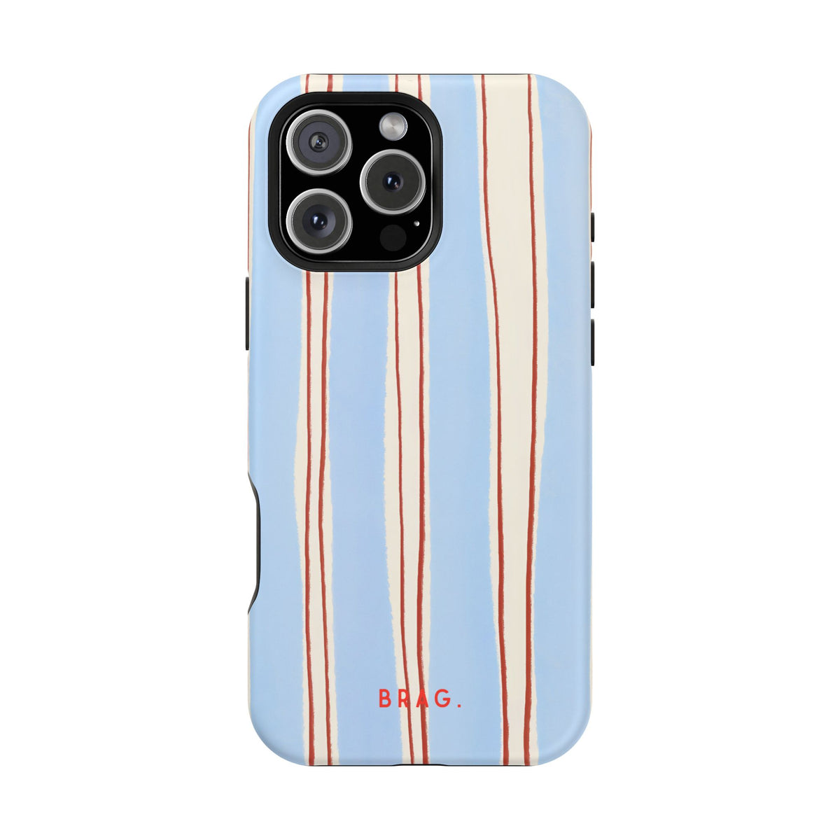 Blue Linen Magnetic Impact-Resistant Phone Case