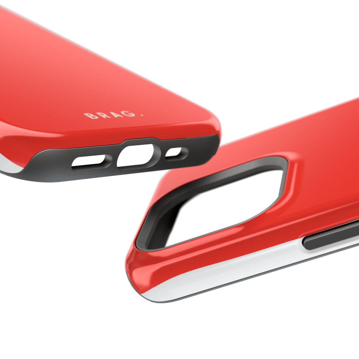 Brag Red Magnetic Impact-Resistant Phone Case