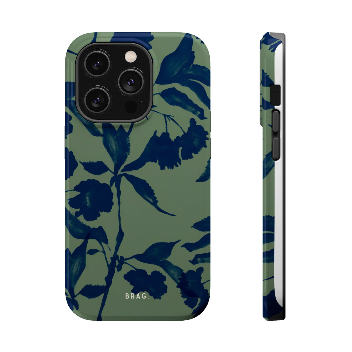 Sage Bloom Magnetic Impact-Resistant Phone Case