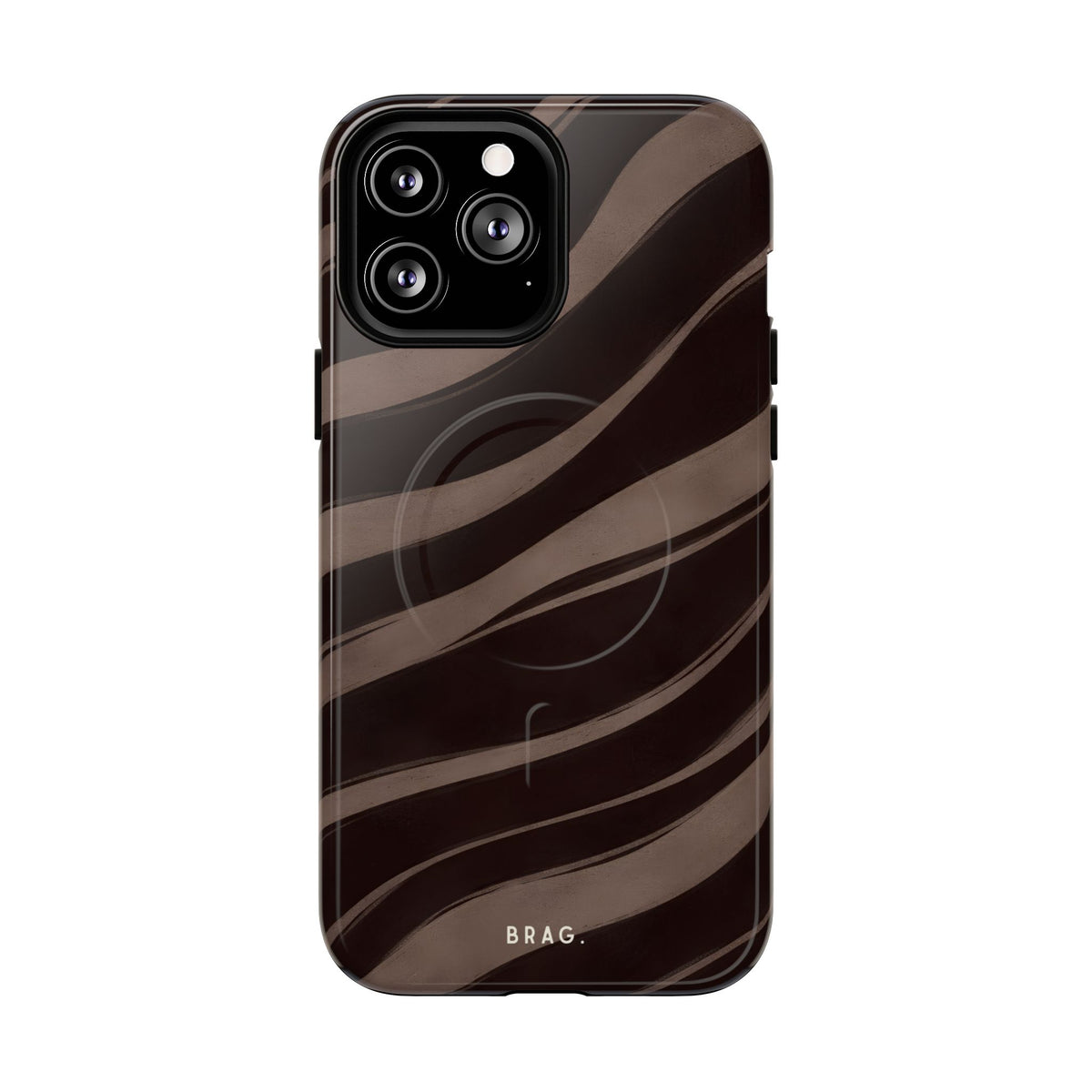 Zebra Wave MagSafe Tough Phone Case — Magnetic Protective Cover