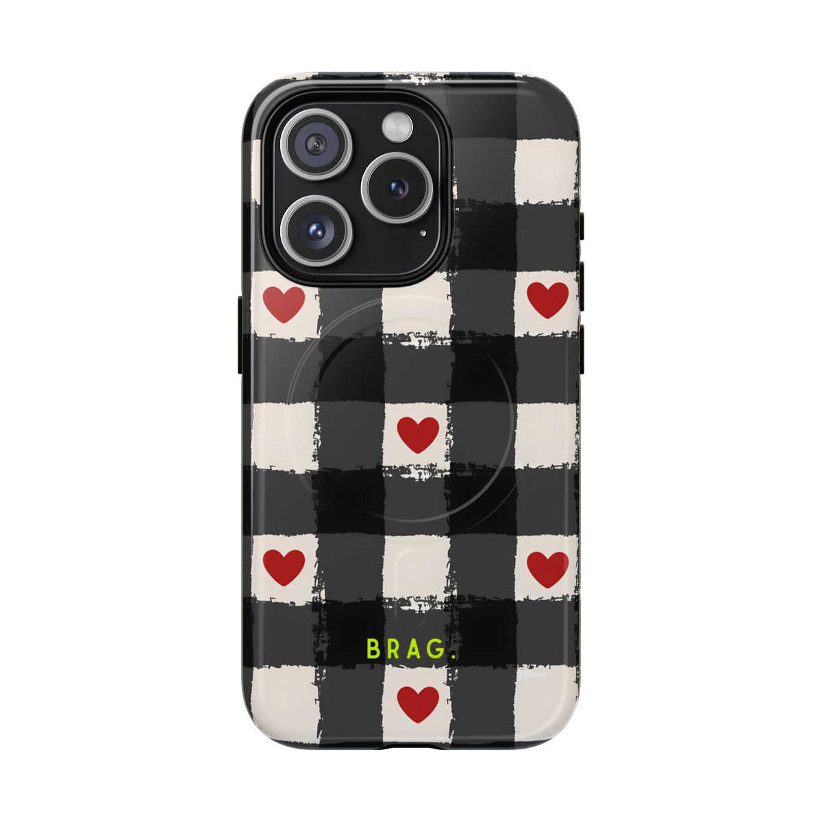 Lucky Heart MagSafe Tough Phone Case — Magnetic Protective Cover