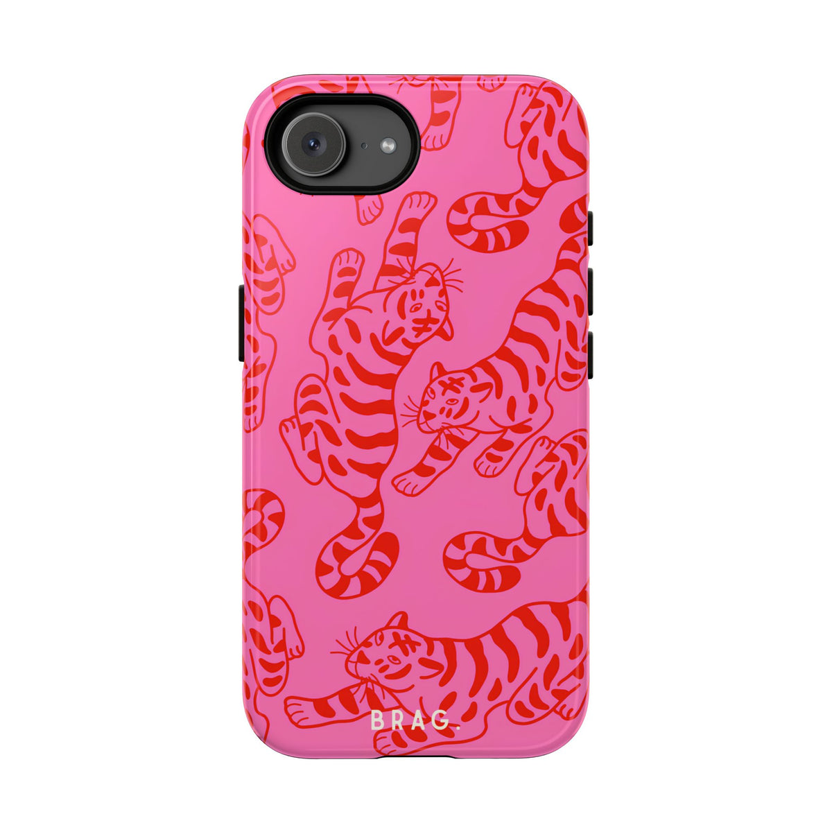 Tiger Lily Tough Phone Case – Shockproof Protective iPhone Cover