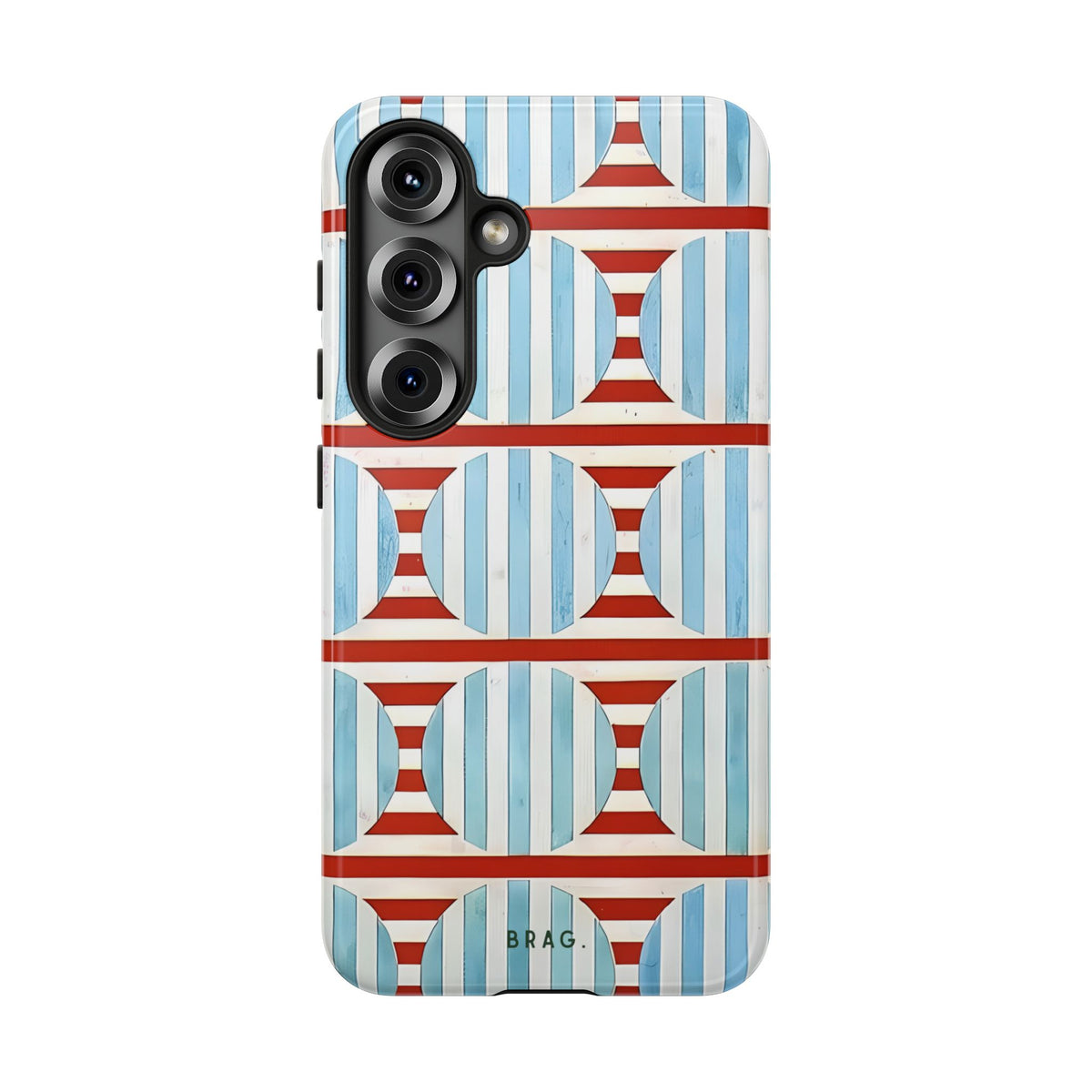Riviera Stripe Tough Phone Case – Shockproof Protective iPhone Cover