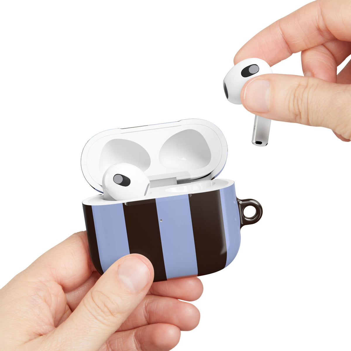 Grayscale Gradient AirPod Case – Slim Protective Charging Case