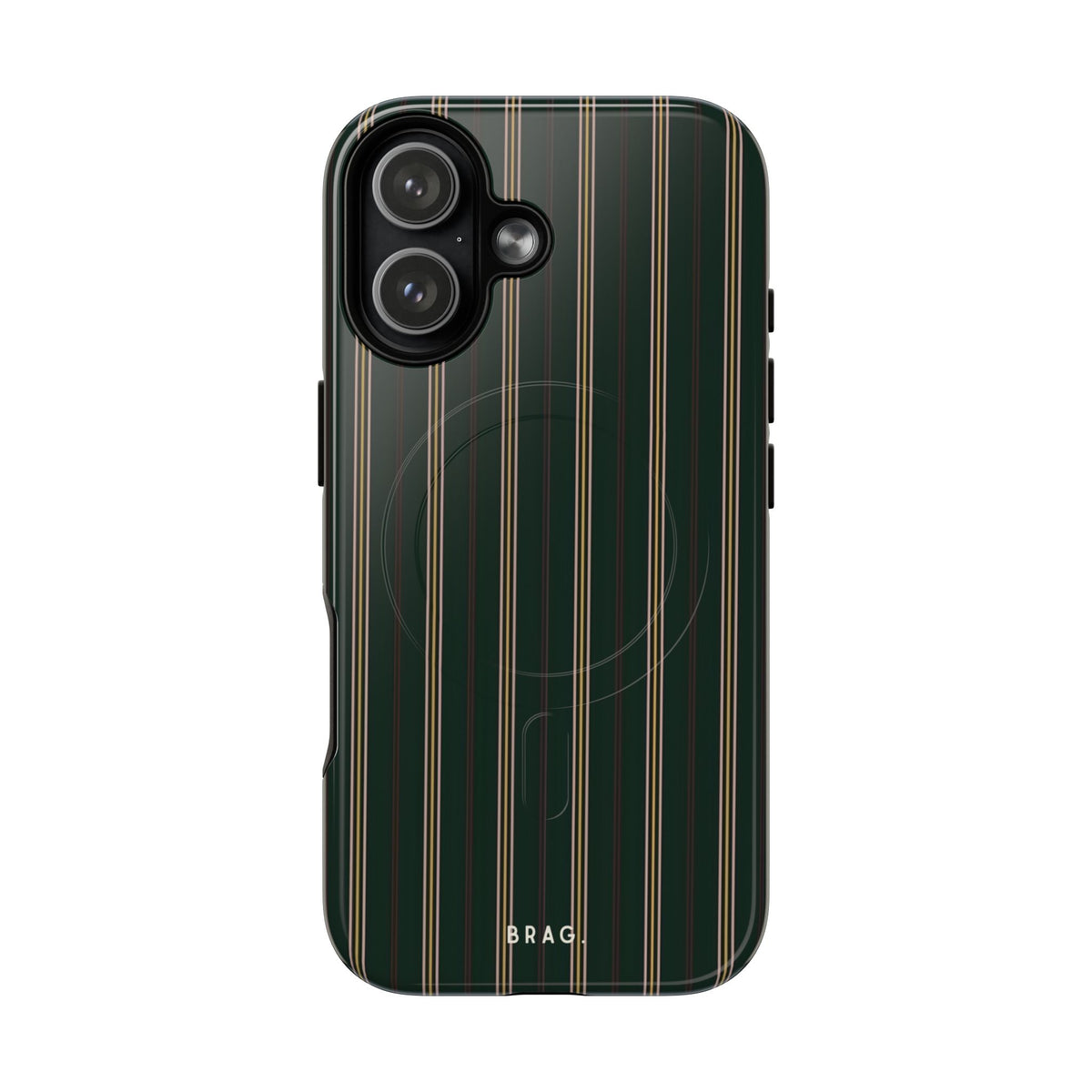 Vintage Pinstripe MagSafe Tough Phone Case — Magnetic Protective Cover