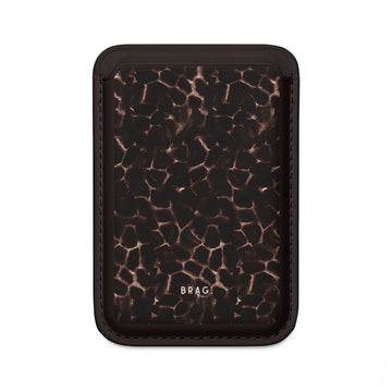 Jungle Noir MagSafe Vegan Wallet — Slim Phone Card Holder