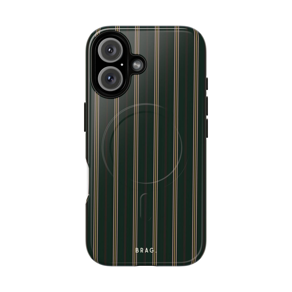 Vintage Pinstripe MagSafe Tough Phone Case — Magnetic Protective Cover
