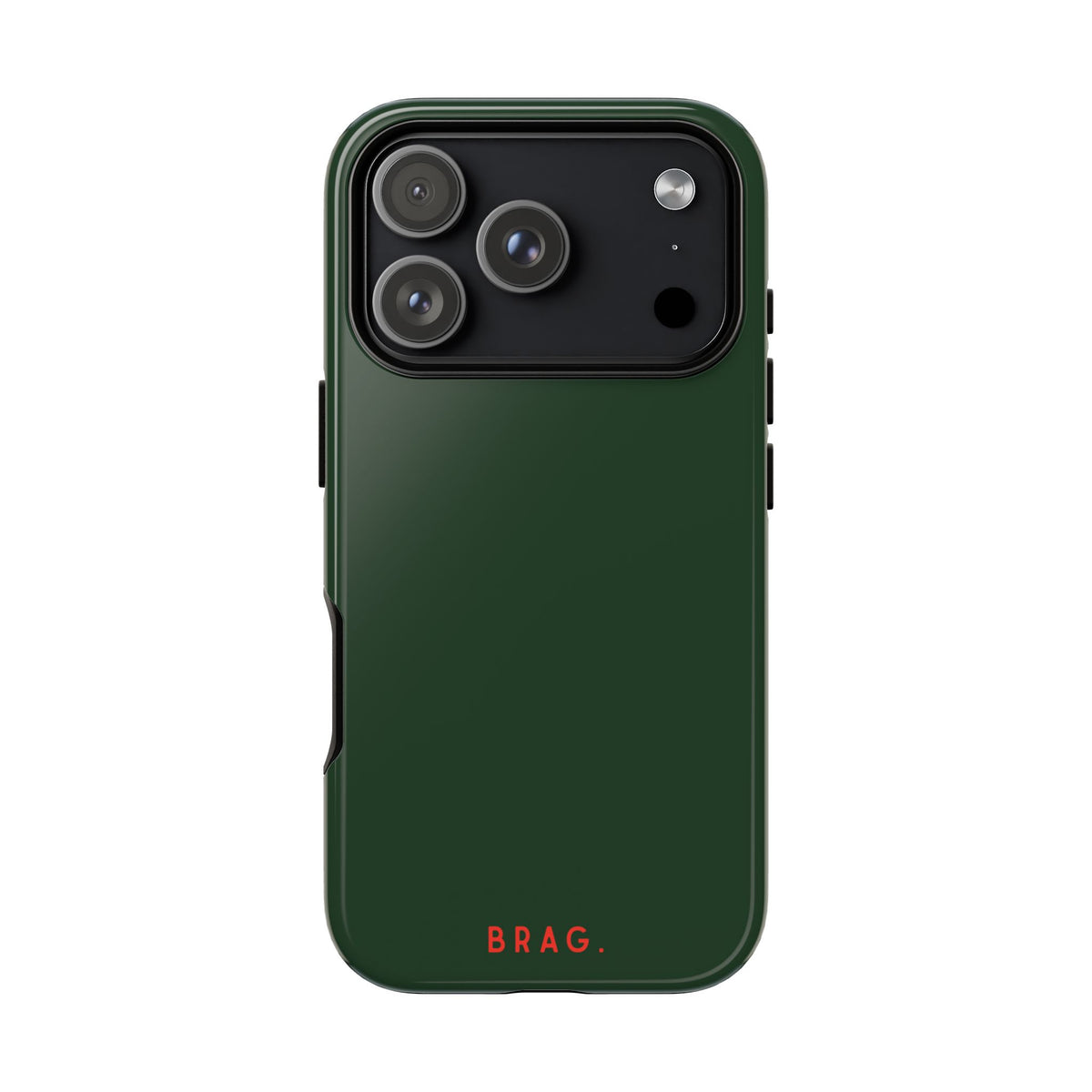 Brag Green Tough Phone Case – Shockproof Protective iPhone Cover