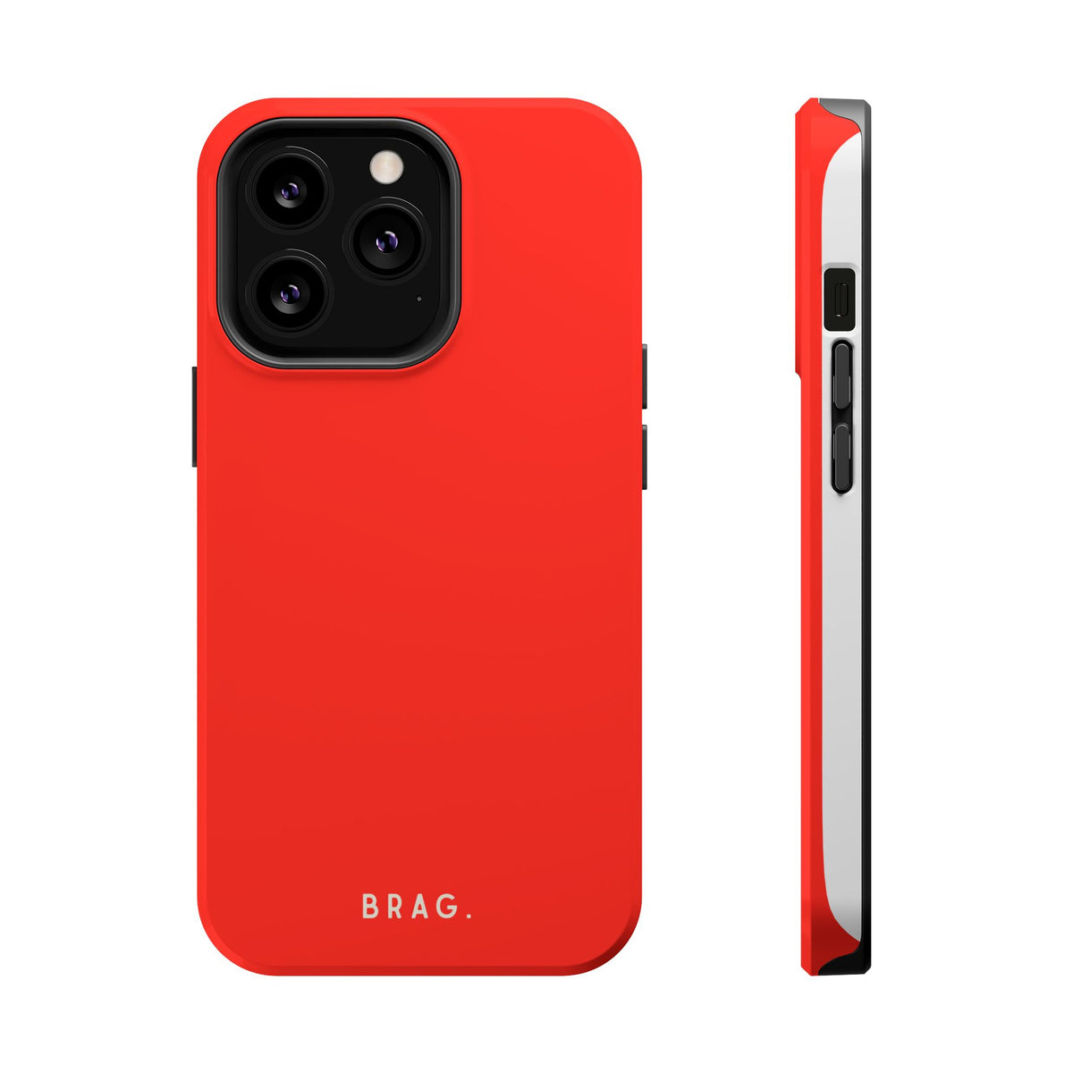 Brag Red Magnetic Impact-Resistant Phone Case