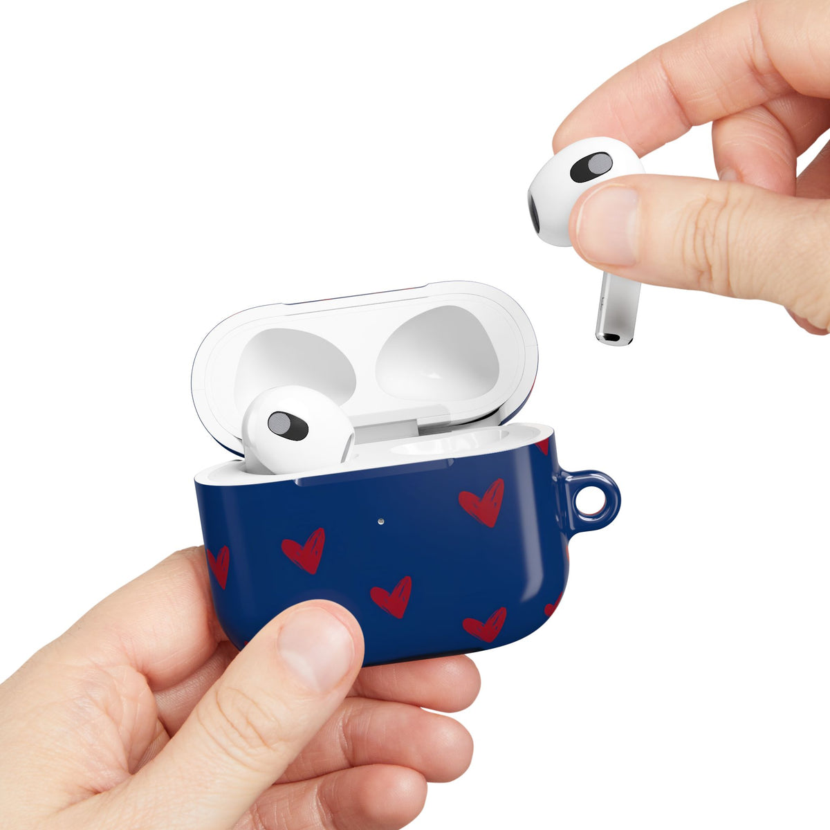 Navy Affair AirPod Case – Slim Protective Charging Case