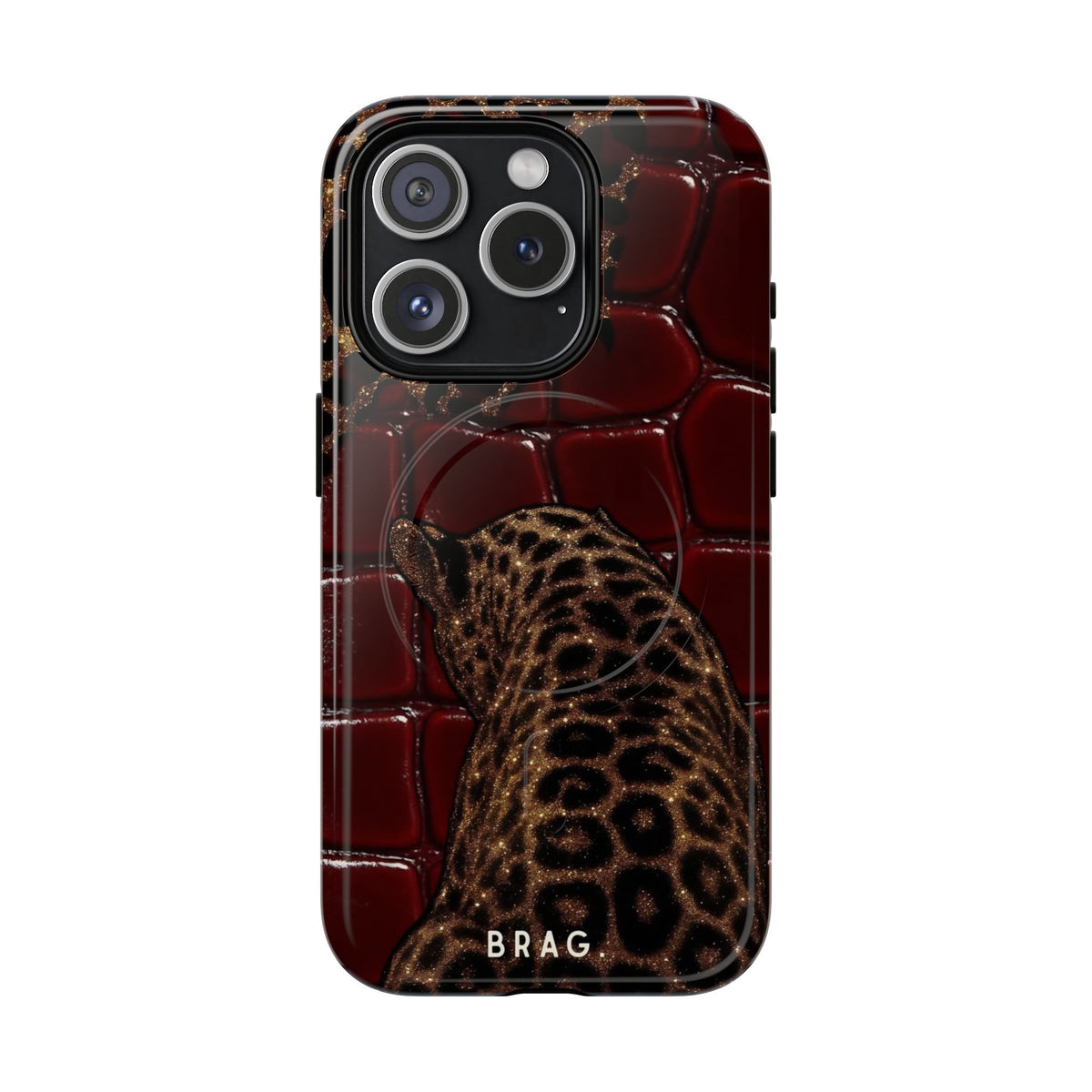 Leopard Lounge MagSafe Tough Phone Case — Magnetic Protective Cover