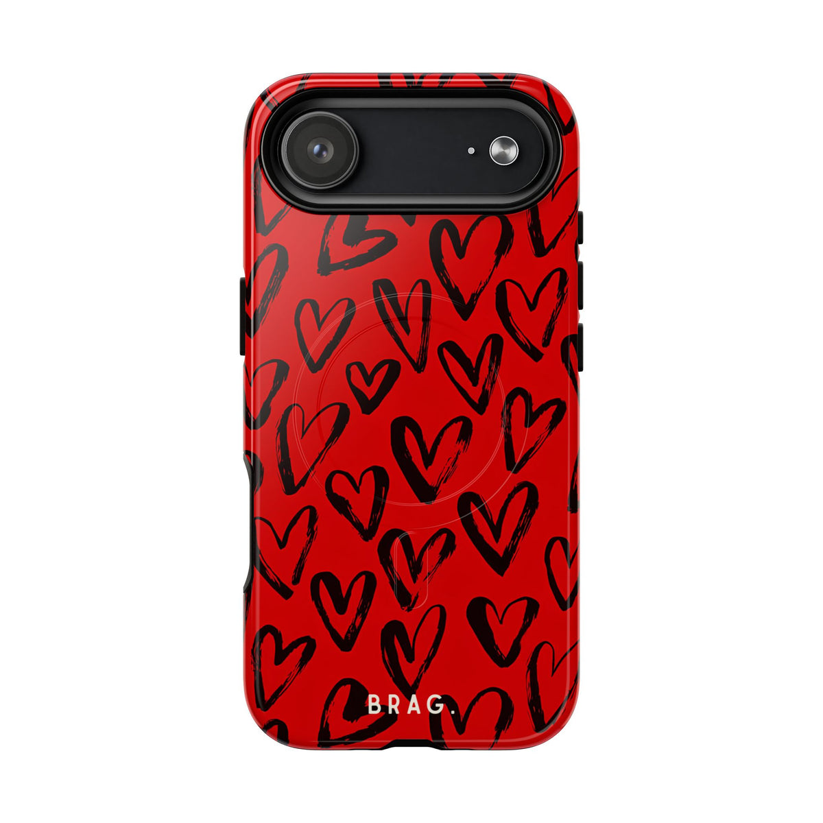 Fire Heart MagSafe Tough Phone Case — Magnetic Protective Cover