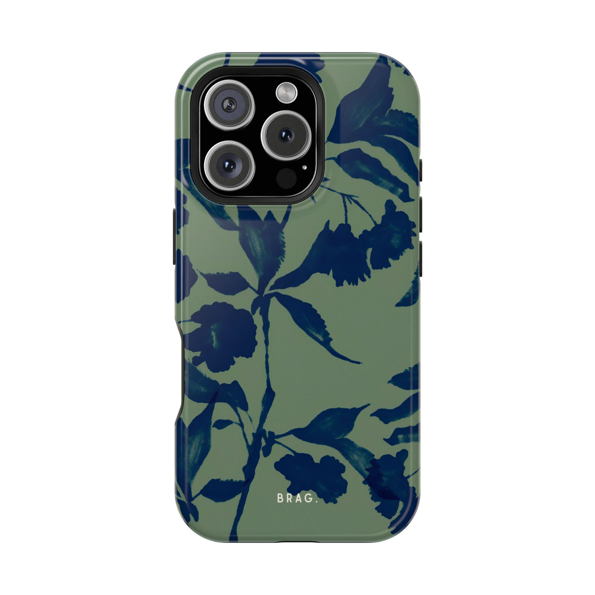 Sage Bloom Magnetic Impact-Resistant Phone Case