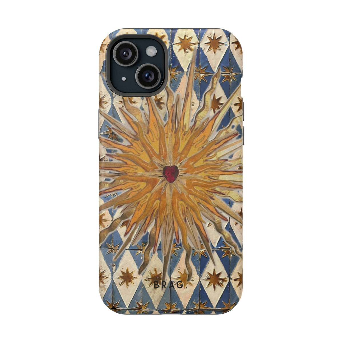 Fortune Heart Magnetic Impact-Resistant Phone Case