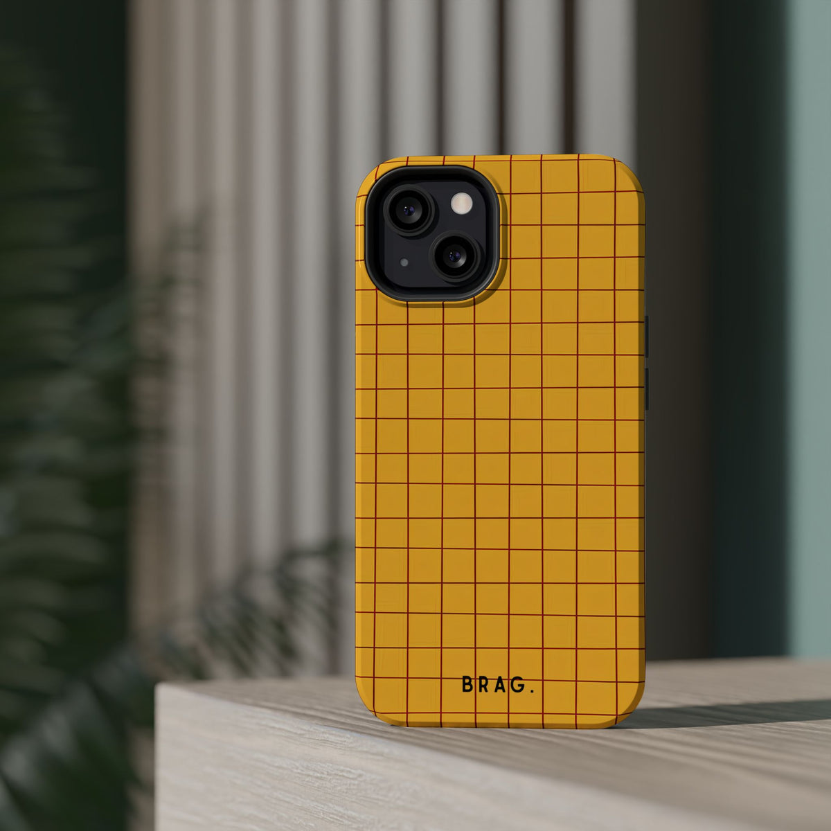 Cheese Grid Magnetic Impact-Resistant Phone Case