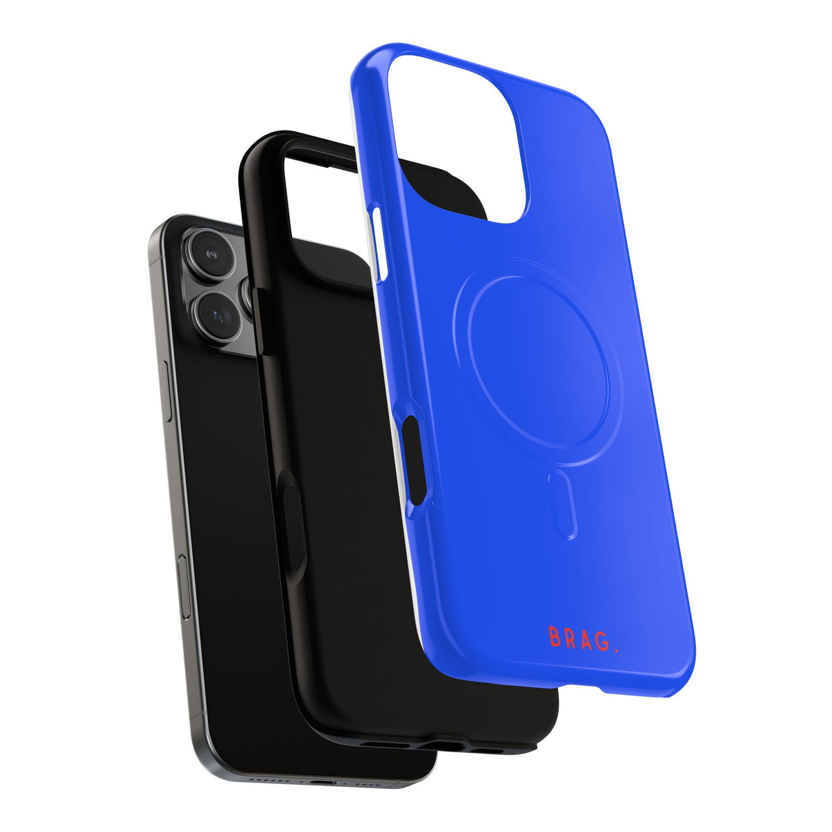 Brag Blue MagSafe Tough Phone Case — Magnetic Protective Cover
